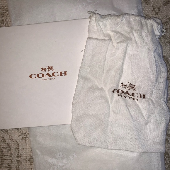 Coach Pink Leather Handbag Key Fob Keychain NWT - Picture 5 of 5